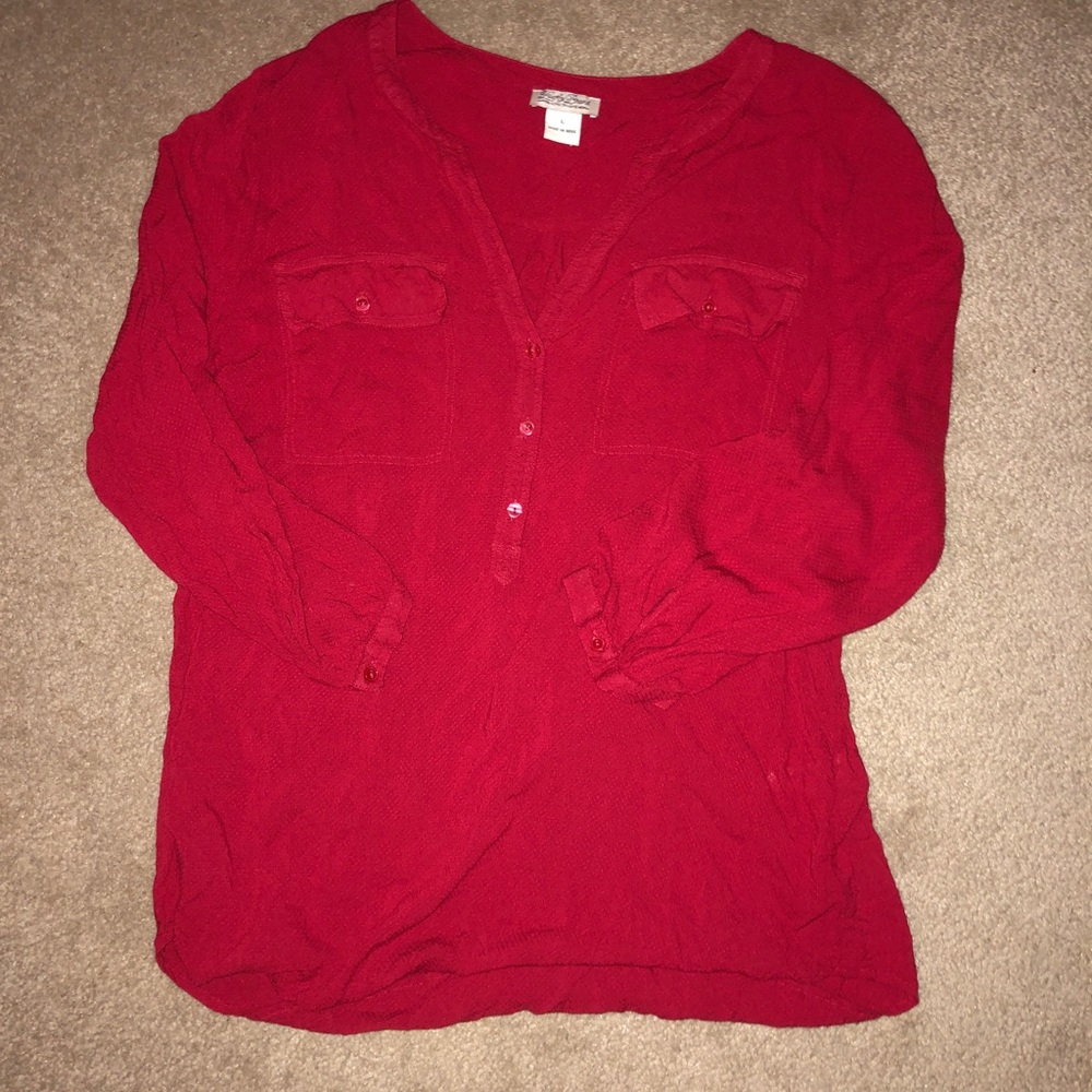 Lucky brand red top large